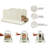 Bread Slicer for Homemade Bread, Sourdough Bread Slicer with Crumb Tray, Width-Adjustable Bread Slicing Guide, Suitable for Homemade Bread, Cakes, Sandwich, Bagels