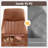Albaugh Ergonomic Office Chair, High Back Swivel Rolling Executive Chair, Mid-Century Faux Lether with Lumbar Support, Large Computer Desk Task Chair with Suede Fabric for Home-54058885