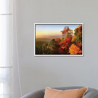 Blue Ridge Mountains From Bluff Mountain Overlook, North Carolina by Tim Fitzharris - Print on Canvas
