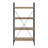 Bookshelf, Bookcase, 4 Tier, 48"H, Office, Bedroom, Laminate, Contemporary, Modern (Bookshelf)-2012747586
