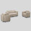 Ensemble de salon modulaire rembourré Elda-122004043