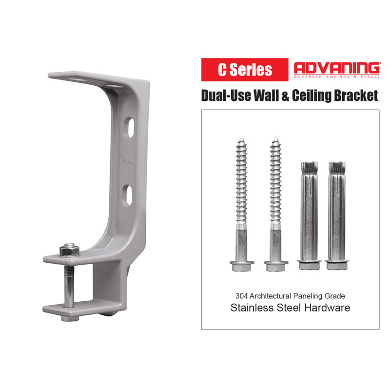 Auvent rétractable motorisé 12 pi x 10 pi Advaning Classic Series, H 9,8 po x l 144 po x P 120 po