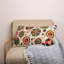 Coussin lombaire en coton brodé à la main avec insert en polyester, coussin décoratif décoratif pour canapé-lit Aari-129627251