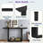 Minimalist Console Table With Curved Corners And U-base Design-846699466