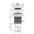 8.46" SUS304 Stainless Steel Bathroom Sink Drain，Pop Up Drain with Overflow for Bathroom Sink-125368336