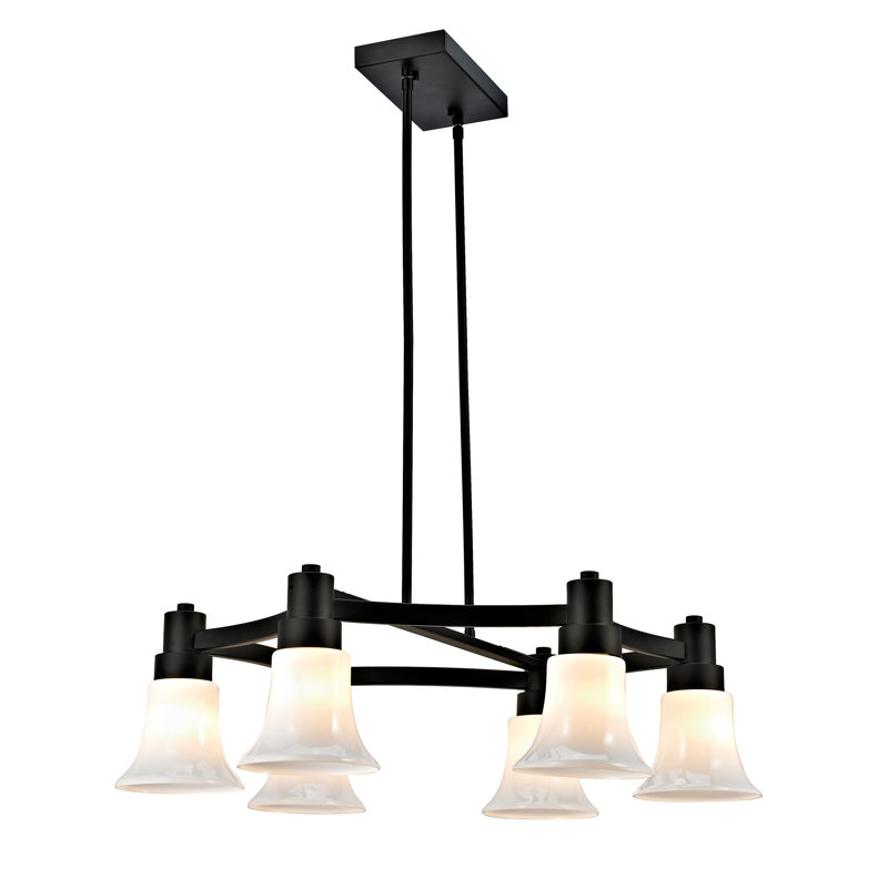 Luminaire suspendu pour îlot de cuisine 6 lumières Commer