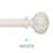 Jacarion Adjustable Overall Width x 1'' Diameter Single Curtain Rod-947457406-947457401