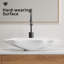 Lavabo vasque de salle de bain en forme de coquille
