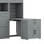 Lit escamotable simple avec placard, tiroirs et bureau-107727055