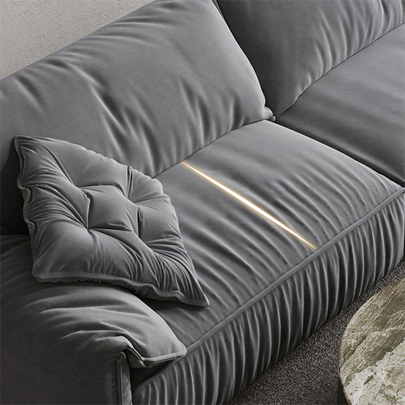 Canapé modulaire gris 94,49 po, 94.49"*39.37*31.5"
