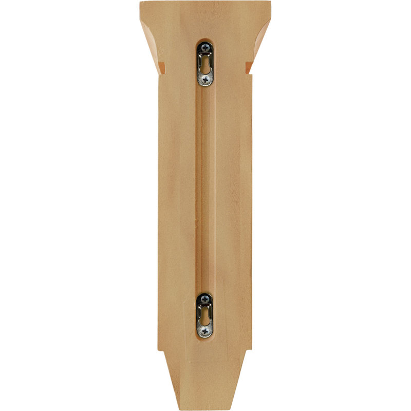 Corbeau en bois Lucan, Chêne rouge, H 18 po x l 5 po x P 10 po