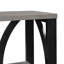 Console industrielle à 3 niveaux de 70,87 pouces de long avec rangement pour l'entrée, le salon, le couloir, noir | Idée de cadeau