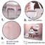 «Pink Pastel Piano Play III», ensemble d'art mural piano-107760615