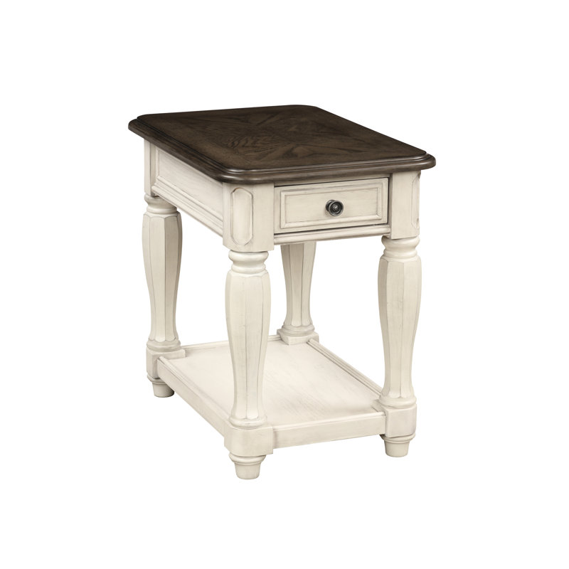 Table de rangement de chaise au style antique - structure, conception classique, fabrication de tiroir et de tablette, incluse