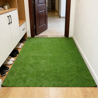 2PCS Artificial Grass Turf, 3.28ft x 1.64ft Indoor Outdoor Fake Astroturf Rug Carpet Mat for Balcony Decor Backyard Patio Backdrop Fence Wall Decorations