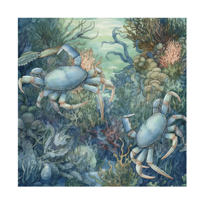 Sasha Deep Blue Sea VI Canvas Art