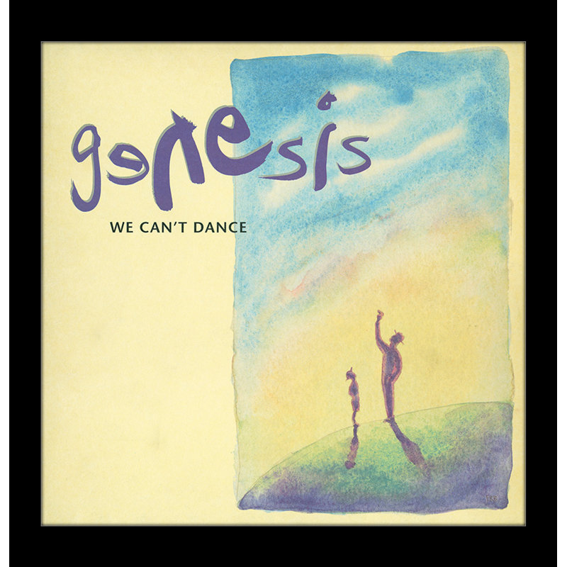 Genesis - We Can't Dance 12x12 Under Plexi Framed Poster