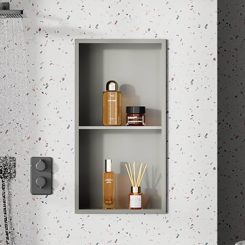 Damijonas Stainless Steel Makeup Organiser, Light Gray
