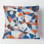 Coussin Retro Geometric Grid IV - Mid-Century Modern-775178596