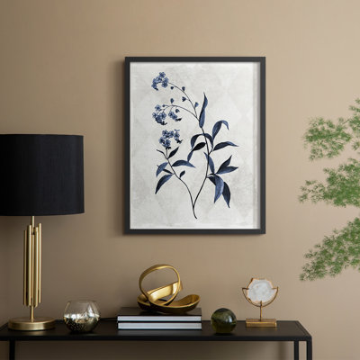 Harlequin Botanical I, reproduction encadrée - bois massif