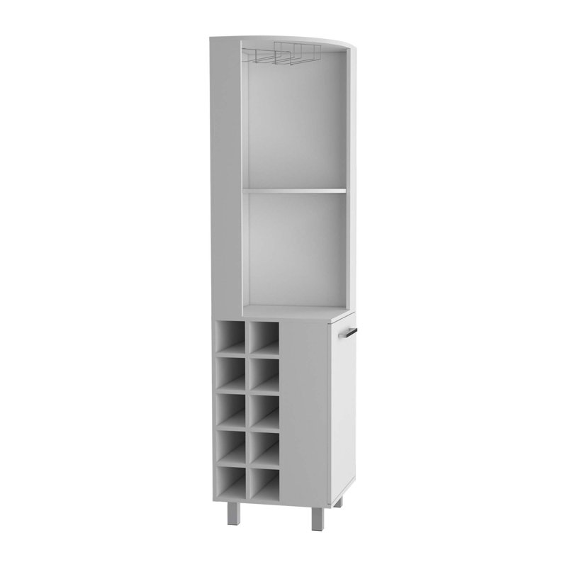 Armoire de bar Kaia, Blanc