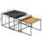 Okoli Glass Top Coffee Table