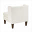 Fauteuil moderne avec accoudoirs en velours côtelé de finition beige-2141064437