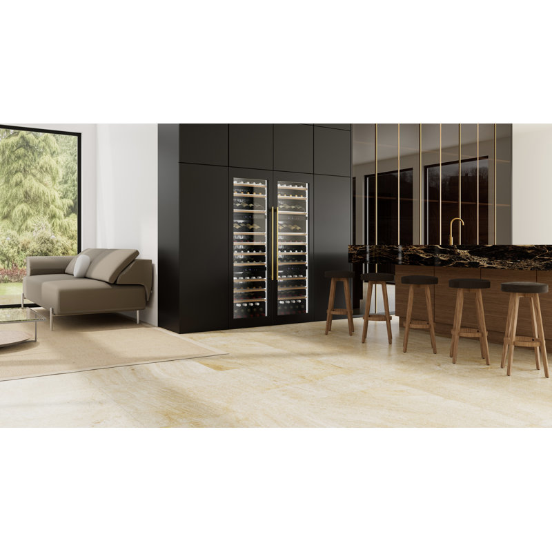 Stainless Steel Dual-Zone 119 Bottle Wine Refrigerator