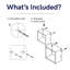 Hudson Shelf Kits, 2 Wall Cube Kit-67063299