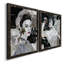 Runway Pause - Ensemble de 2 peintures sur toile encadrées-586434987-586434979