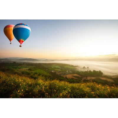 Hot Air Balloons - Wrapped Canvas Print