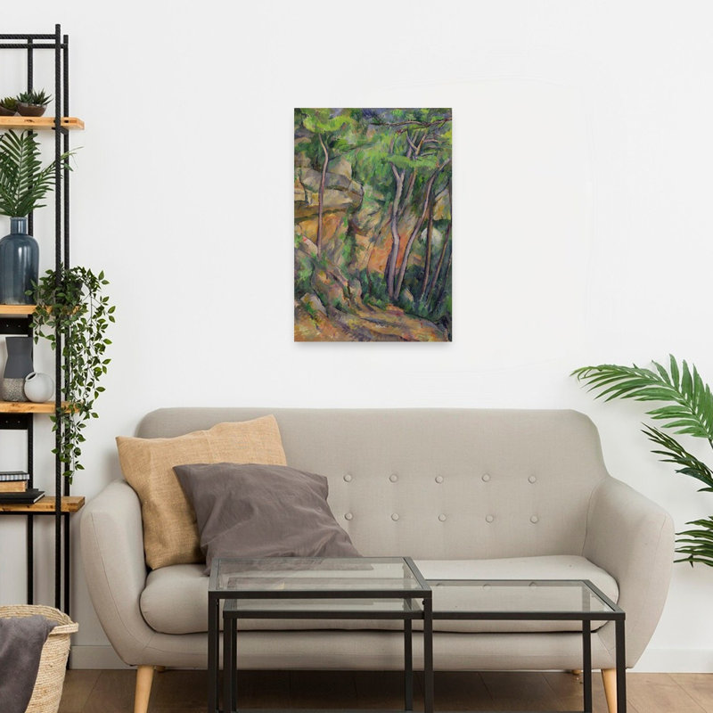 In The Park Of Chateau Noir, C.1896-99 Abstract Contemporary Landscape Tree Wall Art Print, 60.96cm H x 40.64cm W
