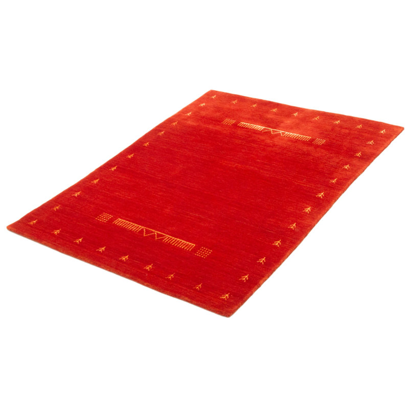 Tapis rouge Kashkuli Gabbeh 3 pi 11 po x 5 pi 9 po