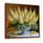 Toile avec cadre flottant brun