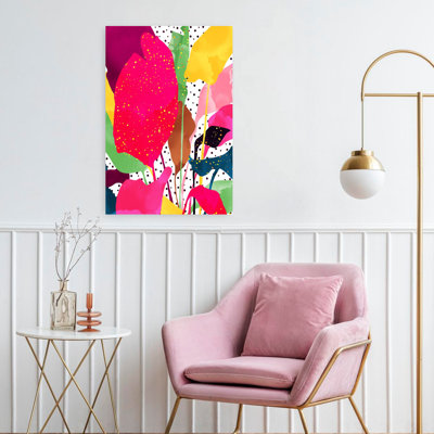 Contemporary Art Contemporary Nature Tropical Art by Uma Gokhale - Wrapped Canvas Print