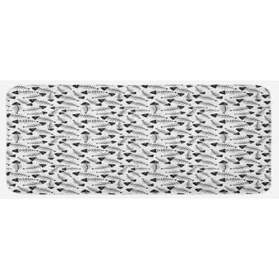 Coastal Polyester Kitchen Mat