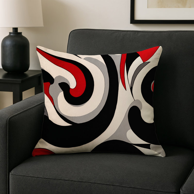 Cosmic Blaze Indoor And Outdoor Pillow, Square 18"