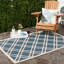 Joyner Rectangle Geometric Hand Woven Indoor / Outdoor Area Rug-15827319