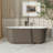 Colour 59'' x 27.56'' Soaking Bathtub-91059563