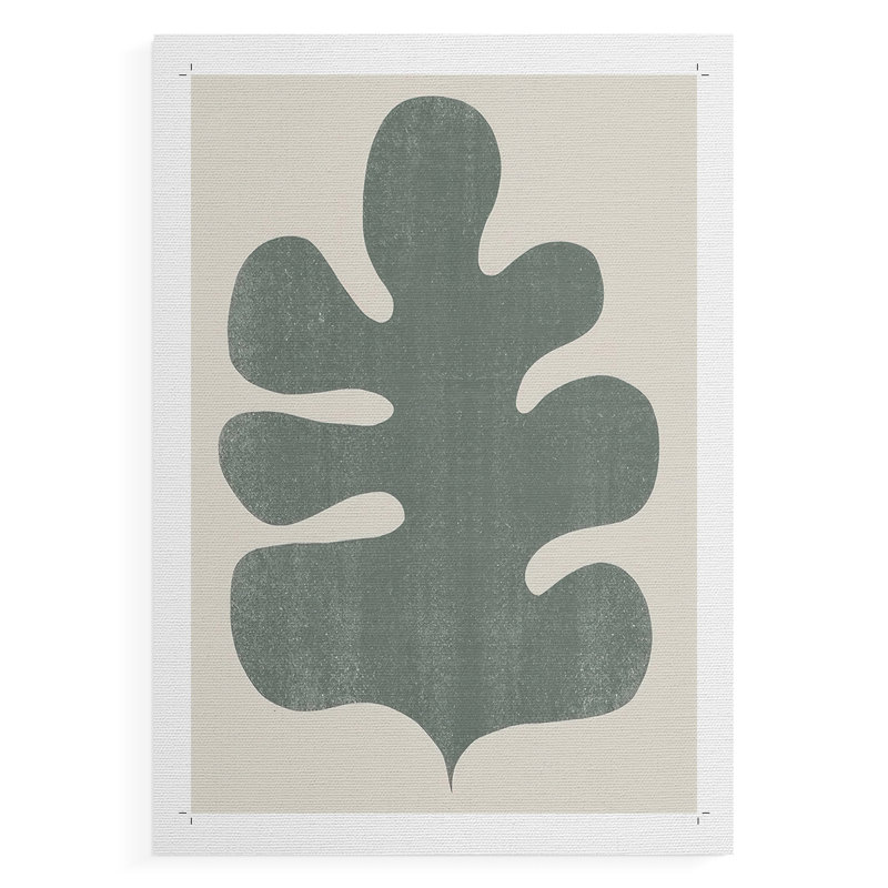 Palmier Morph II - Impression sur toile seulement - NON-CADRE, H 12 po x l 8 po