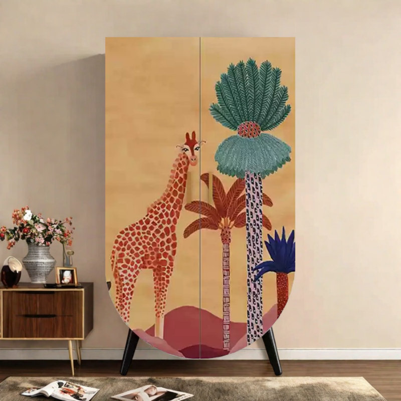 Modern Minimalist Double-Door Wardrobe