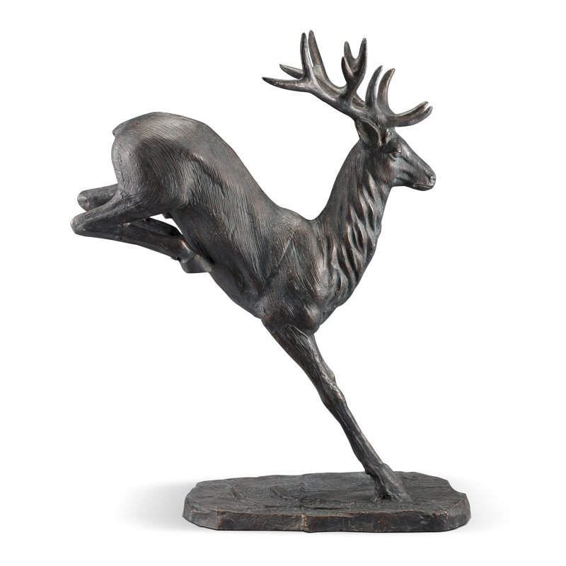 Sculpture de jardin Landing Stag
