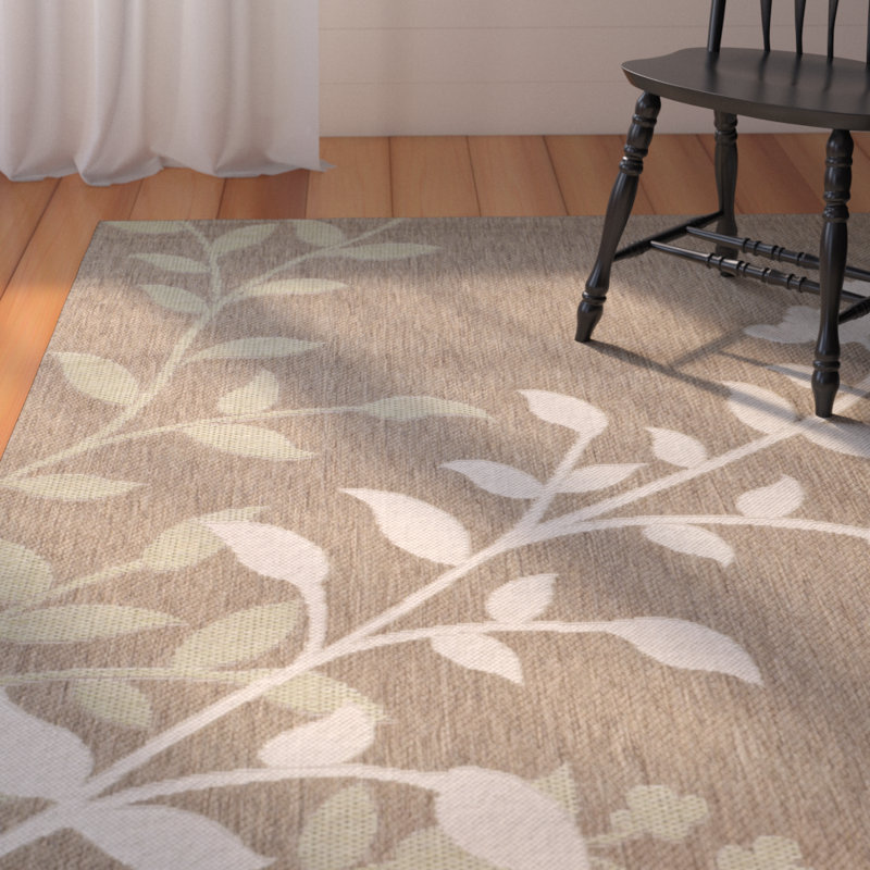 Tapis performance à motif floral Herefordshire, Rectangle 8 pi x 11 pi