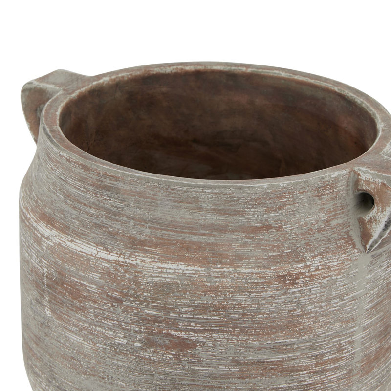Catheline Handmade Ceramic Table Vase, Brown