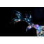 Iridescent Reindeer With 80 White LEDs