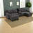 Spacious Modern Sectionals With Multifunctional Storage And Bluetooth Connectivity For Home