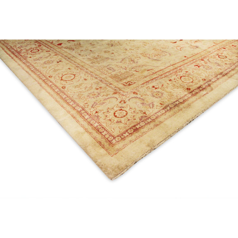 Amritsar One-of-a-Kind 12' X 19'7" 1910s Wool Area Rug in Beige