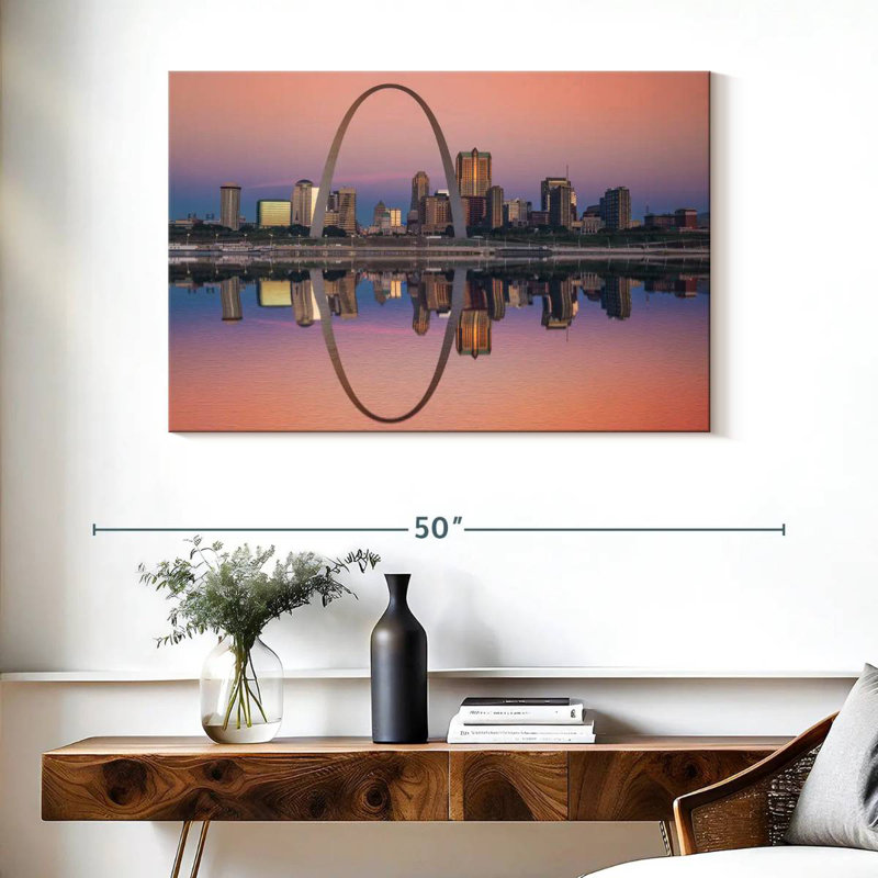Rorry St Louis Skyline, 26" H x 39" W