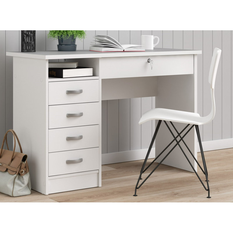 Channay Computer Desk, White