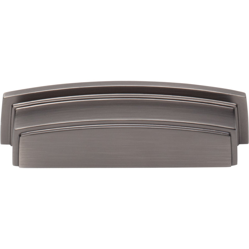Cup / Bin Pull, Brushed Pewter